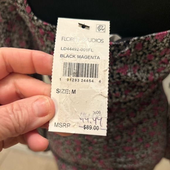 NWT Revolve Floret Studios Floral Chiffon Dress Med 32” D1 - Picture 10 of 11